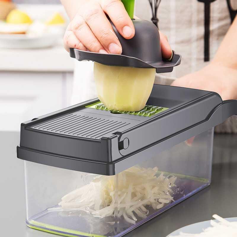 MandoSlicer™ | Mandoline 12 en 1 | Cuisine - Toutecuisine